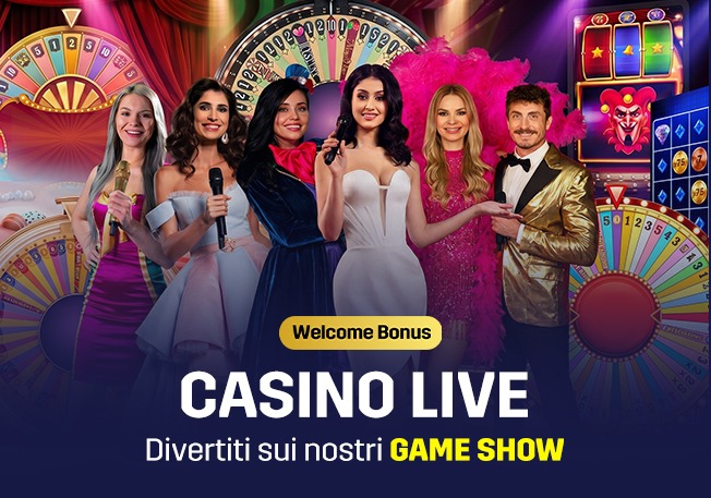Welcome Game Show — Gioca sui Game Show live selezionati